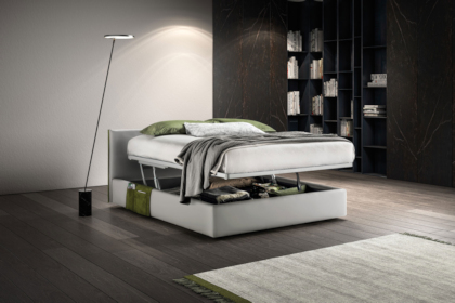 Letto Goog Samoa Bside con esempio sistema contenitore 4 pistoni Bologna Modena