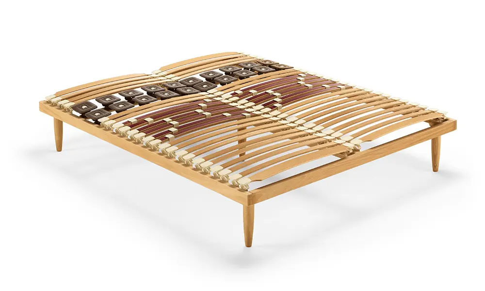 Rete Ennerev Pegasus 300, rete fissa con doghe e telaio in legno, sostegno specifico per le spalle